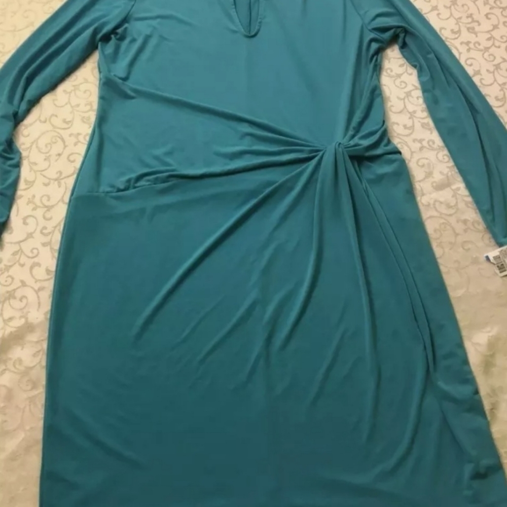 Michael Kors Women Aqua Dress Size  XL NEW NWT Retail $130
